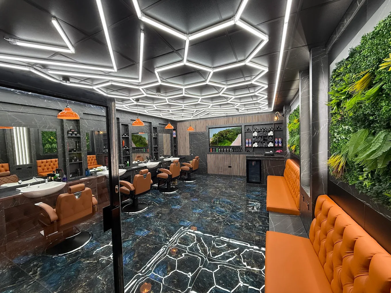 RM Barbers interior — Romford