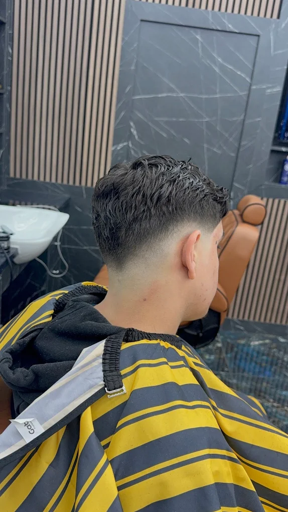 Skin fade cut at RM Barbers