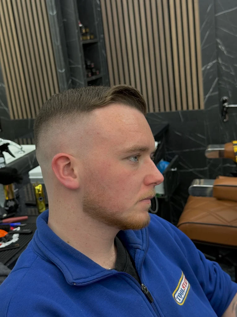 Taper fade at RM Barbers